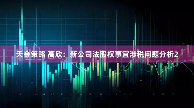 天金策略 高欣：新公司法股权事宜涉税问题分析2